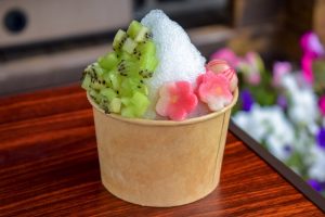 生麩かき氷キウイ